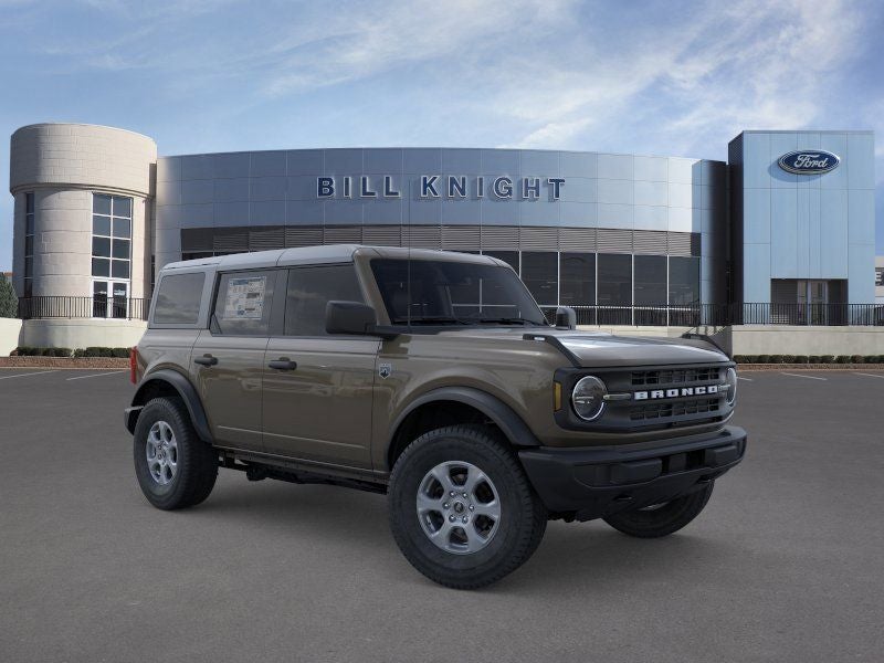 2026 Ford Bronco Big Bend in Marsh Gray — front three-quarter view