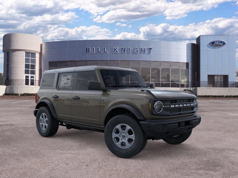 2026 Ford Bronco Big Bend in Marsh Gray — front three-quarter view