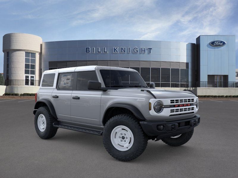 2026 Ford Bronco Heritage Edition in Avalanche Gray — front three-quarter view