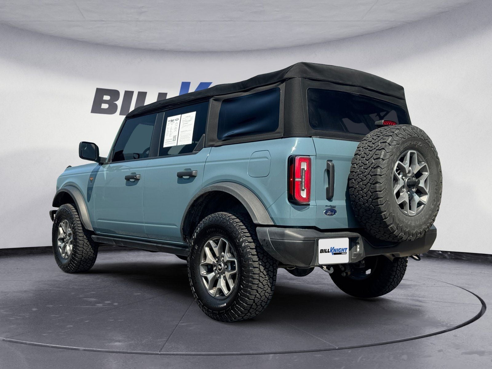 2022 Ford Bronco — rear three-quarter view
