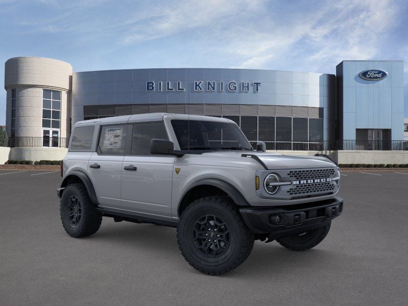 2026 Ford Bronco Badlands in Avalanche Gray — front three-quarter view