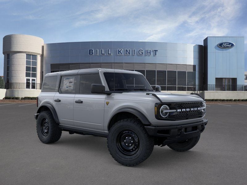2026 Ford Bronco Badlands in Avalanche Gray — front three-quarter view