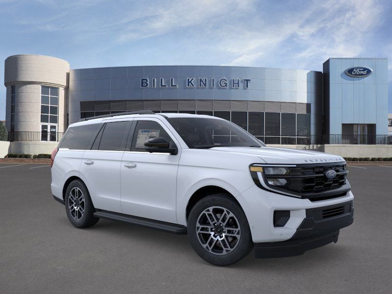 2026 Ford Expedition Active in Space Silver Metallic — front three-quarter view