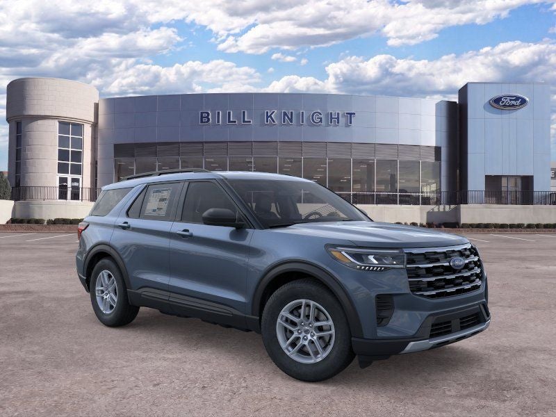 2026 Ford Explorer Active in Vapor Blue Metallic — front three-quarter view