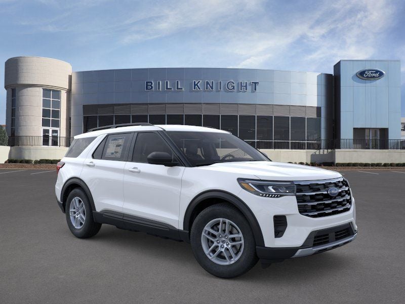 2026 Ford Explorer Active Fleet in Oxford White — front three-quarter view