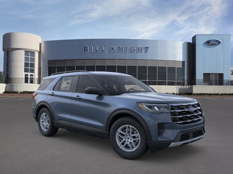 2026 Ford Explorer Active in Vapor Blue Metallic — front three-quarter view