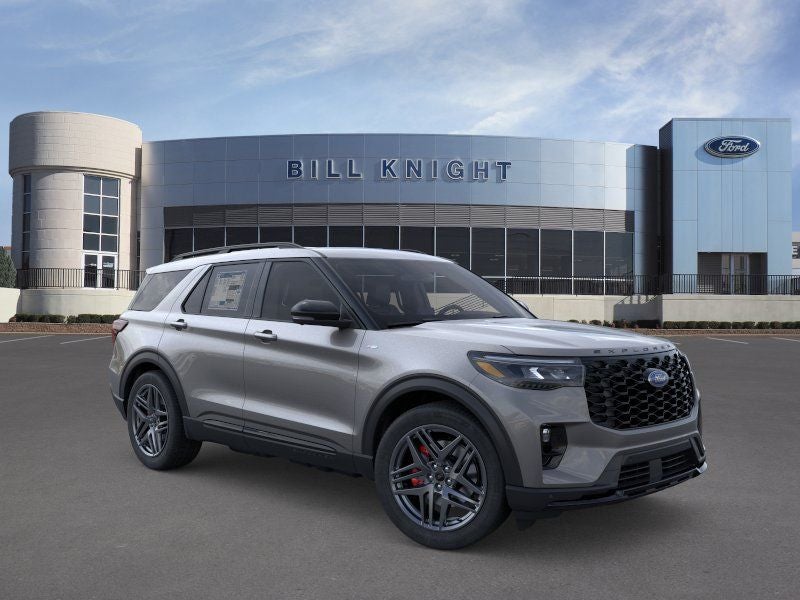 2026 Ford Explorer ST-Line in Carbonized Gray Metallic — front three-quarter view
