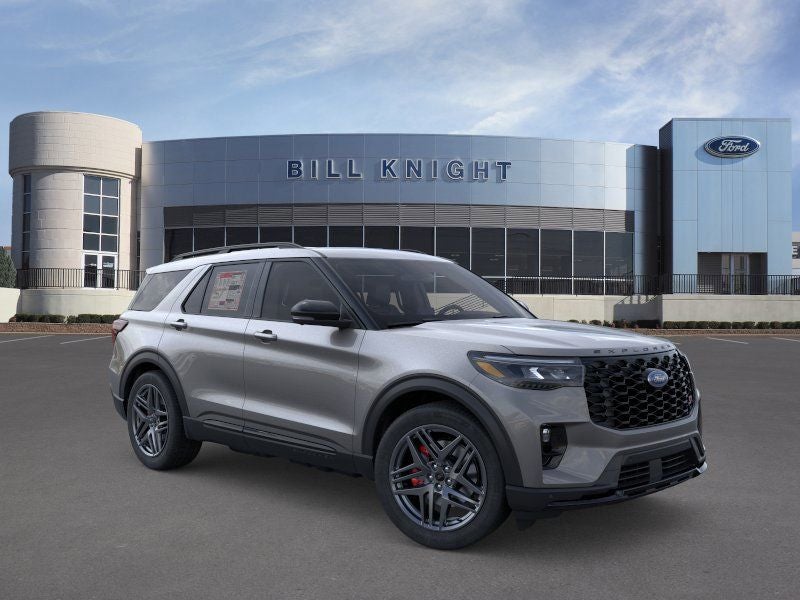 2026 Ford Explorer ST in Carbonized Gray Metallic — front three-quarter view