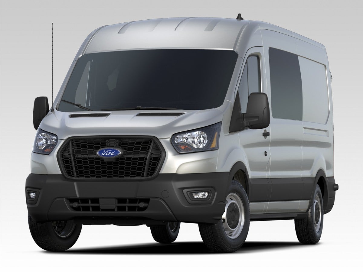 2023 Ford Transit-250 Base Fleet in Carbonized Gray Metallic — front three-quarter view