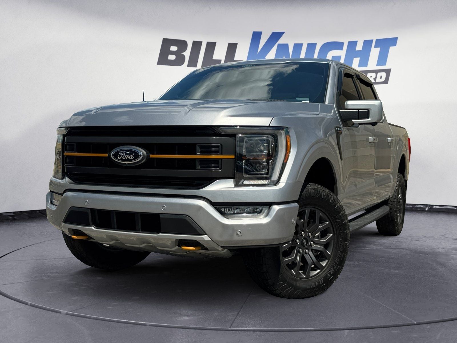 2022 Ford F-150 Tremor in Silver Metallic — front three-quarter view