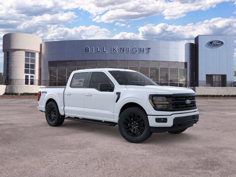 2026 Ford F-150 XLT in Oxford White — front three-quarter view