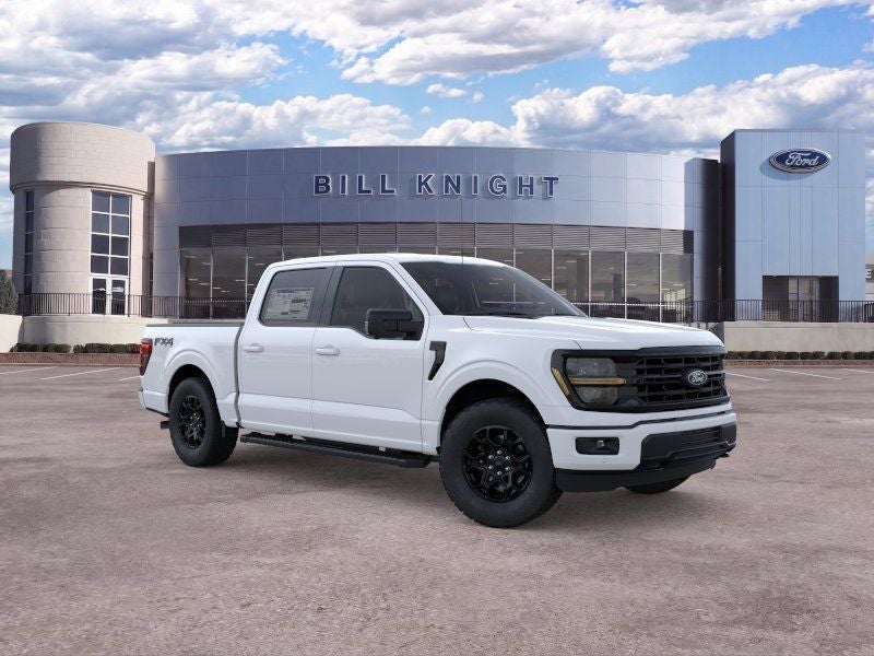 2026 Ford F-150 XLT in Oxford White — front three-quarter view