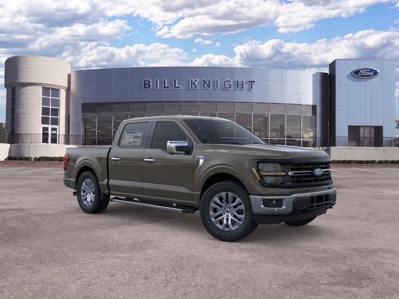 2026 Ford F-150 XLT in Marsh Gray — front three-quarter view