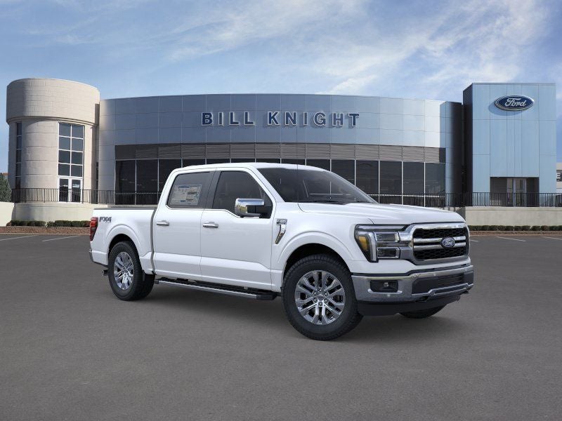 2026 Ford F-150 Lariat in Star White Metallic Tri-Coat — front three-quarter view