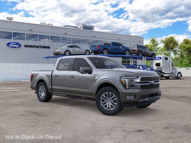 2026 Ford F-150 King Ranch in Carbonized Gray Metallic — front three-quarter view