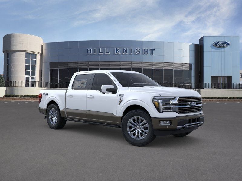 2026 Ford F-150 King Ranch in Star White Metallic Tri-Coat — front three-quarter view