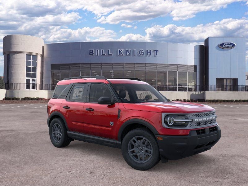 2026 Ford Bronco Sport Big Bend in Ruby Red Metallic Tinted Clearcoat — front three-quarter view