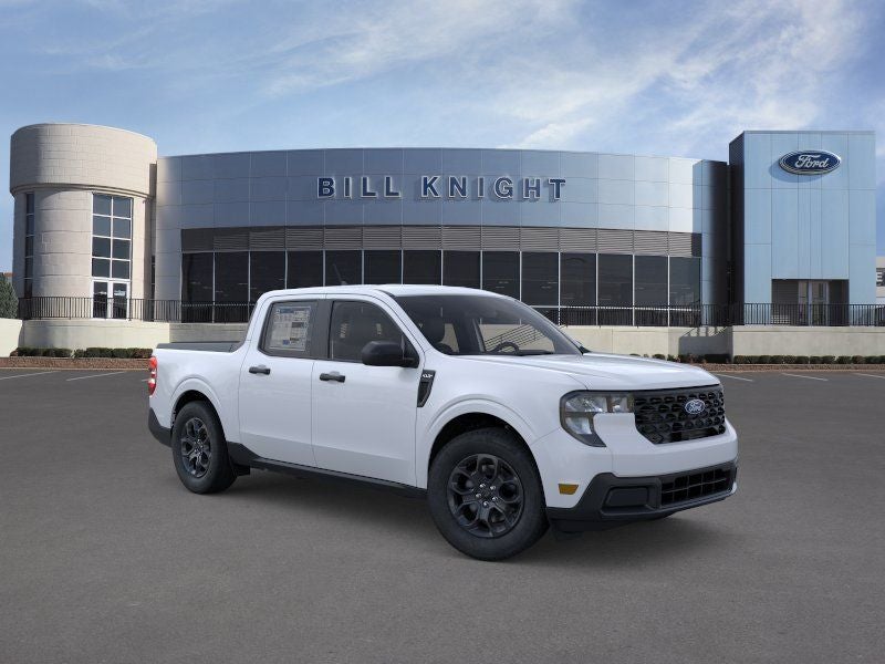 2026 Ford Maverick XLT in Space White Metallic — front three-quarter view