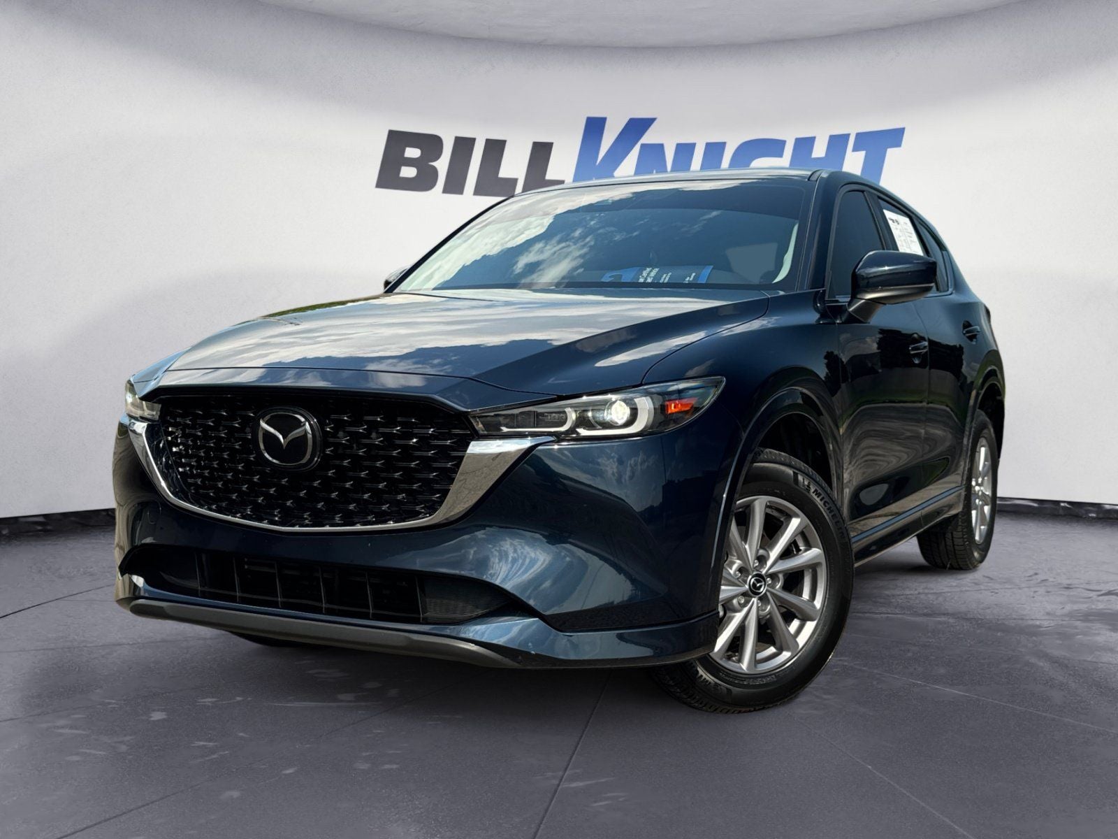 2024 Mazda Mazda CX-5 2.5 S Select Package in Deep Crystal Blue Mica — front three-quarter view