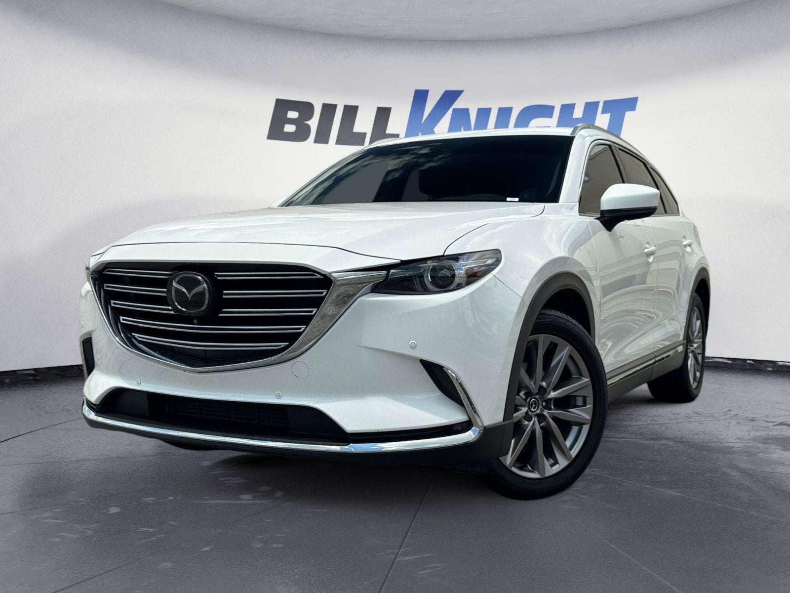 2021 Mazda Mazda CX-9 Grand Touring in Snowflake White Pearl Mica — front three-quarter view