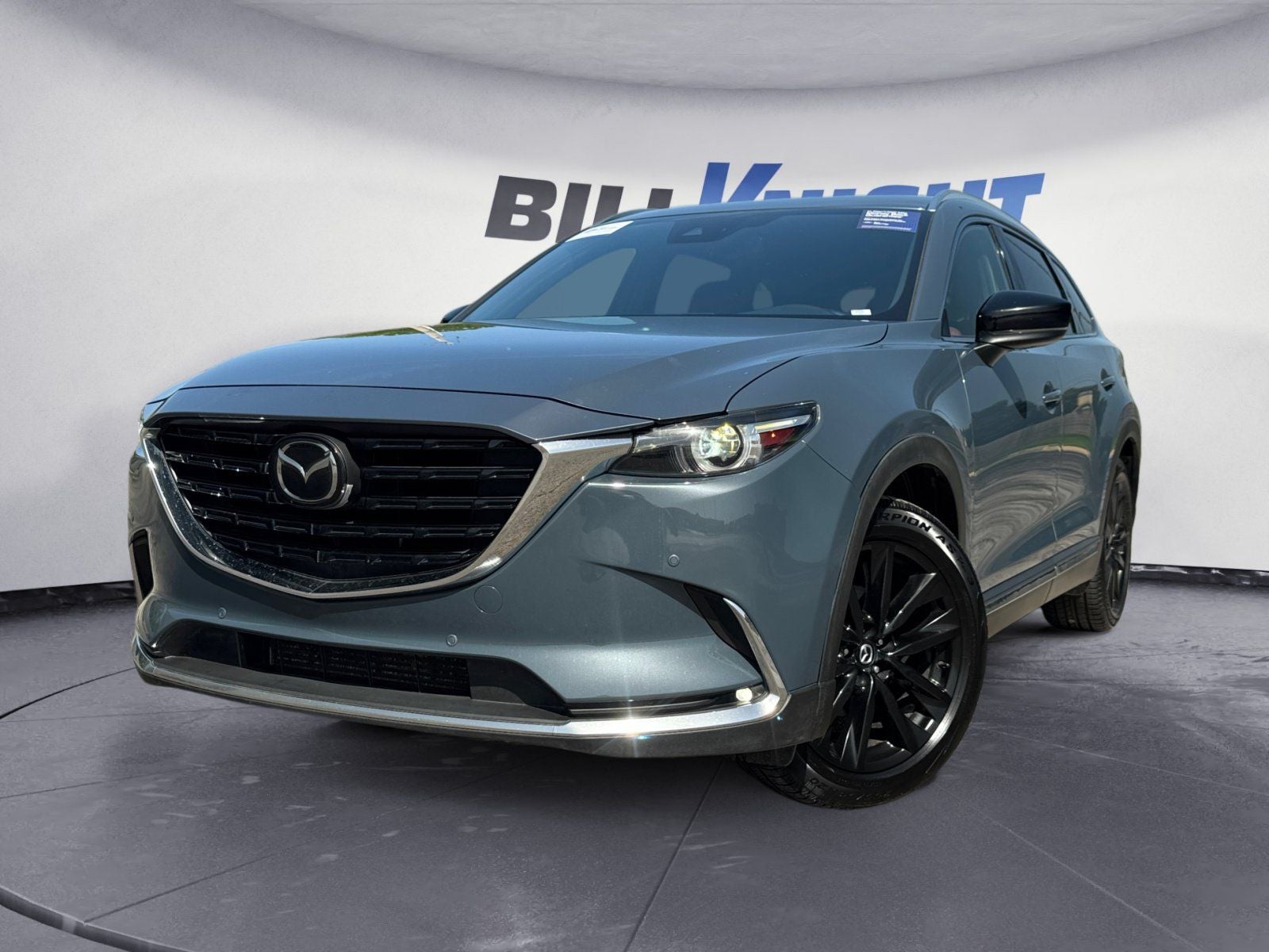 2023 Mazda Mazda CX-9 Carbon Edition in Polymetal Gray Metallic — front three-quarter view
