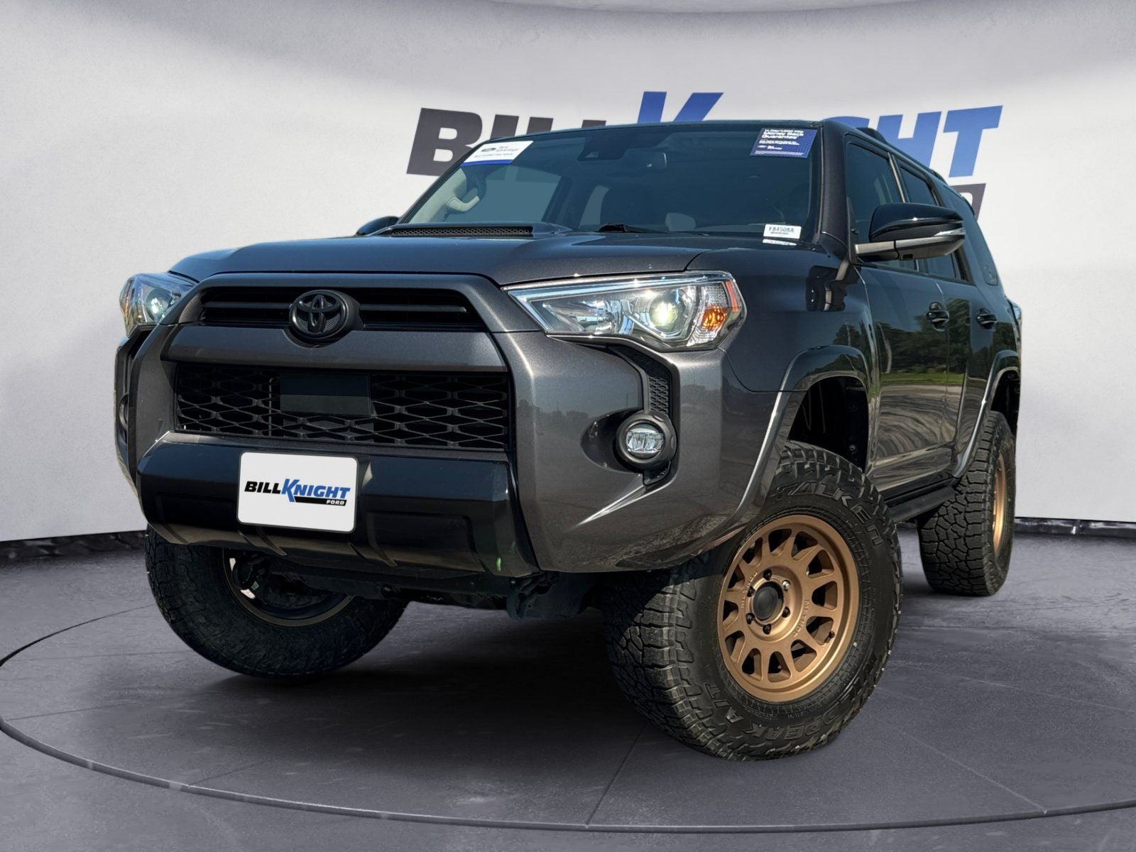 2021 Toyota 4Runner Venture in Magnetic Gray Metallic — front three-quarter view